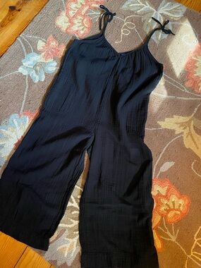Old Navy Cotton Gauze Wide leg Pull on Jumpsuit